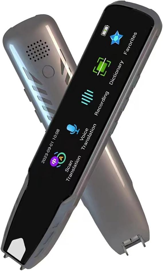 Translation Pen, Scan Reader Pen, 112 Languages Online Translation, 3.69in Screen, Dictionary Pen, Language Translator Device for Students Adults