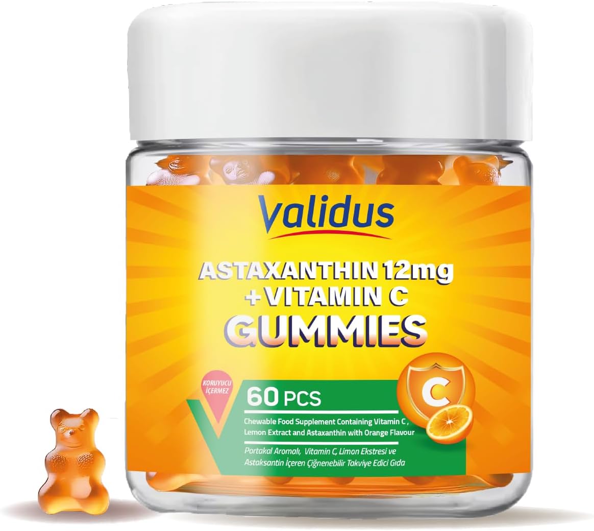 Validus Astaksantin 12 Mg  Vitamin C Gummies
