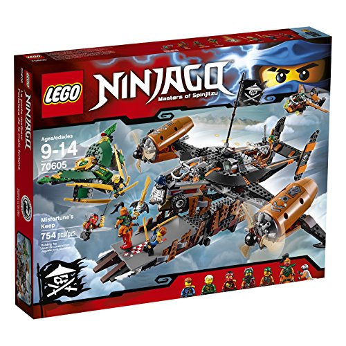 LEGO Ninjago Misfortunes Keep 70605 Building Kit 754 Piece
