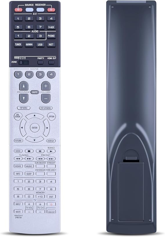 Replacement Remote Control RAV544 ZP60190 Suitible for Yamaha AV Receiver RX-A2050 RX-A2060 RX-A3050 RX-A3060