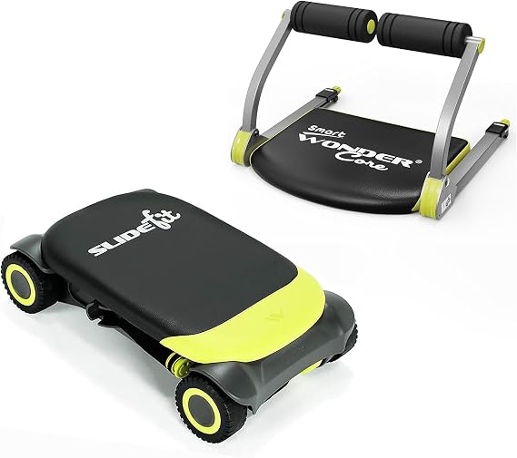 WONDER CORE Ab Roller Workout Equipment, Sit Up Exercise Equipment for Core Workout, Abdominal Exercise Machine for Home Gym