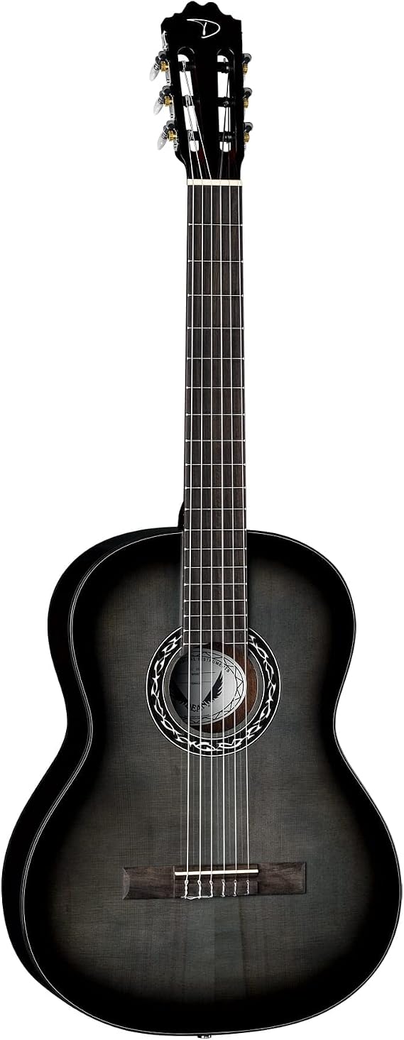Dean EC BKB Espana Classical Nylon Full Size Guitar, Black Burst