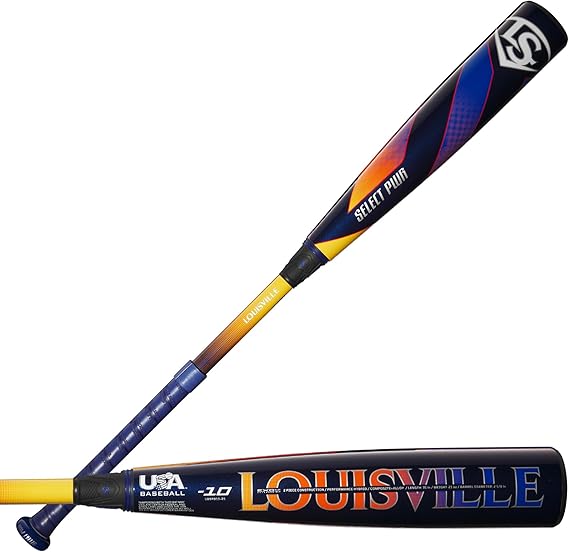 Louisville Slugger 2025 Select PWRTM USA Baseball Bats: -10/-8/-5 Drop