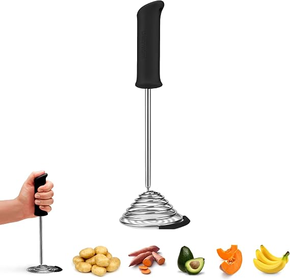 Dreamfarm Smood Ergonomic Spring Coil Potato Masher