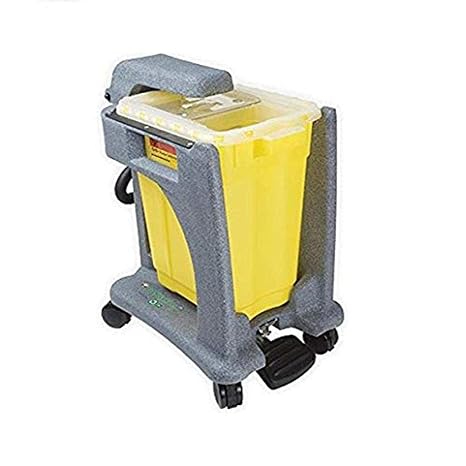 BD Medical Systems 305091 Recykleen Trolley, Foot-Operated, 9 gal Capacity