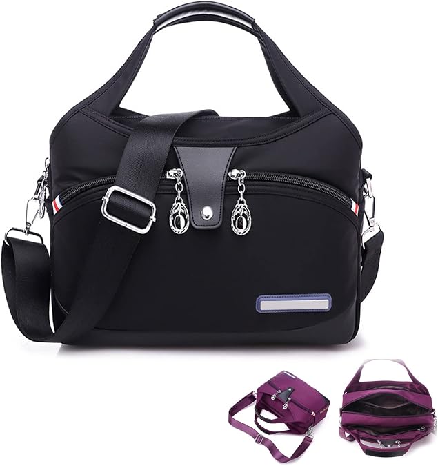 Crossbody Bag, 2023 New Women Waterproof Anti Theft Multi-pocket Oxford Cloth Crossbody Shoulder Bag Handbag Purse.