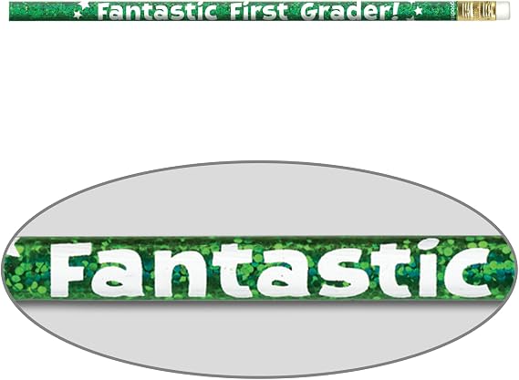 Really Good Stuff Grade-Specific Welcome Pencils - 12 Pencils for K, 1st, 2nd or 3rd Grade
