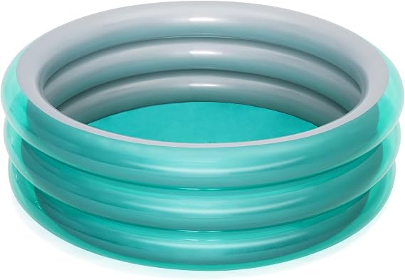 H2OGO! Big Metallic 3-Ring Inflatable Play Pool (57 Diameter)
