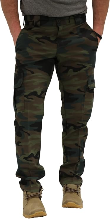 Dickies Mens Flex Slim Straight Cargo Pants Stretch Work Pants with Utility Pockets, Ideal for Uniform or Office Wear