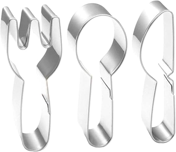Knife Fork Spoon Shaped Cookie Cutters