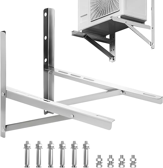 Heavy Duty Mini Split Wall Bracket Fits 9000-36000 BTU Outdoor AC Unit