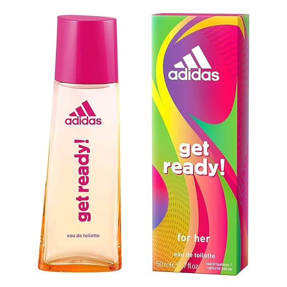 Adidas Fragrance Get Ready for Her Eau de Toilette, 1.7 Fluid Ounce