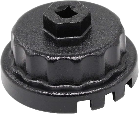 MOTOKU Oil Filter Cap Wrench Tool 64.5MM 14Flute for Toyota Avalon Camry FJ Cruiser 4-Runner Highlander RAV4 Scion 2.5L - 5.7L Engine