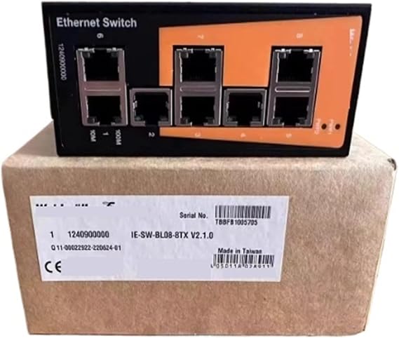 Industrial Ethernet Switch 1240900000 IE-SW-BL08-8TX Suitable for Industrial Factories