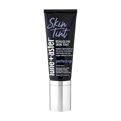 Lune+Aster RealGlow Skin Tint - This light-diffusing Skin Tint covers and perfects with ultra-lightweight, customizable sheer to medium coverage for a naturally radiant look - Porcelain