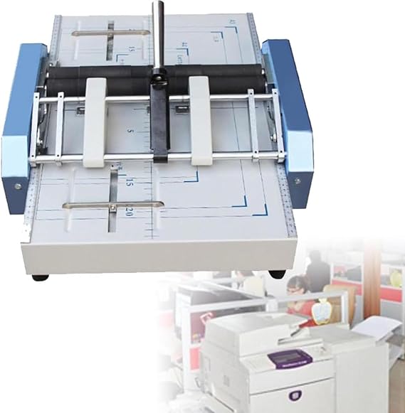 Creasing Machine Electric Paper Book Stapler,Automatic Flatbed Binding Machine,A3 Brochure Stapler,Folder,Automatic Binding Machine,110V