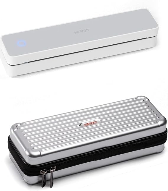 HPRT Portable Printer White& Portable Printer Case