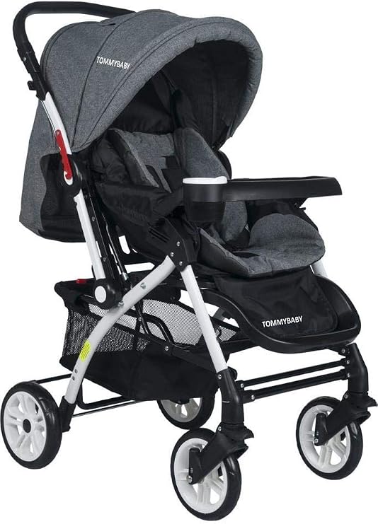 Tommybaby Eagle Alüminyum Lüx Çift Yön Bebek Arabası Füme
