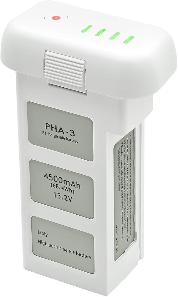 ExpertPower New Replacement Battery 15.2V 4500mAh for DJI Phantom 3, DJI Phantom 3 Pro, DJI Phantom 3 Advanced, DJI Phantom 3 4K, and DJI Phantom 3 SE Standard Intelligent Flight Battery