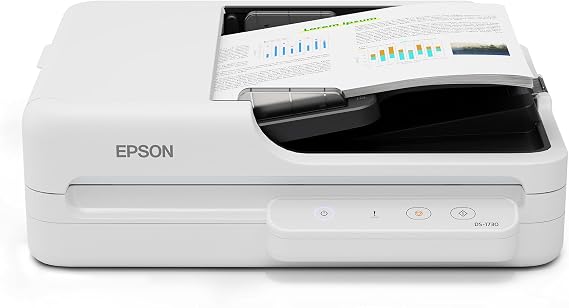 Epson WorkForce DS-1730 Compact Flatbed Scanner For Small Businesses And Home Offices