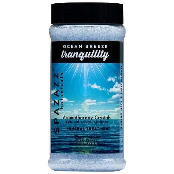 Spazazz Botanicals Ocean Breeze Aromatherapy Hot Tub & Spa Salt Crystals