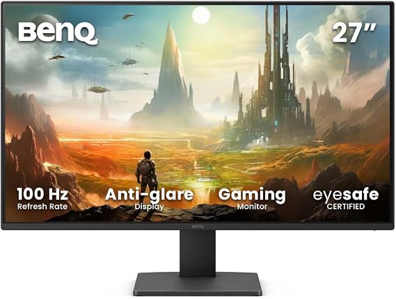 BenQ GW2791E 27” Gaming Monitor, 100Hz, IPS, 1080p FHD, Eye-Care, HDMI, DisplayPort, 1080x1920, Ultra Slim Bezel, TUV-Certified, Flicker-free, Low Blue Light Plus, Eye-CareU (2025 New)