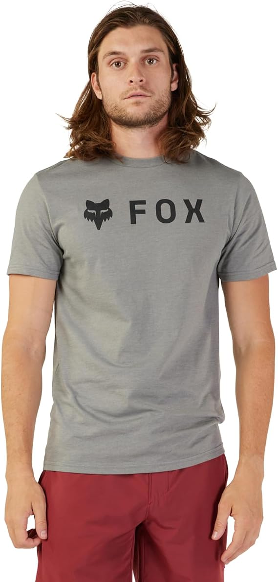 Fox Racing Absolute Ss Prem Tee, Windbreaker, Men's, Grey, XXL