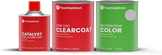 TouchUpDirect Atlas Silver Metallic Motorcycle Paint Compatible with Harley Davidson Exact Match Auto Touch Up Paint Repair - Pint Essential Kit