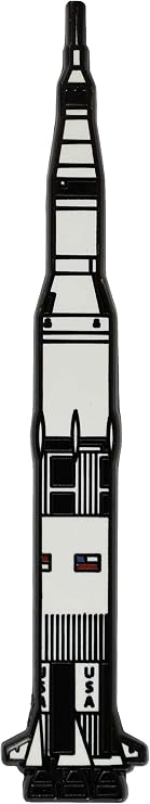 Saturn V Rocket Pin NASA Original Design