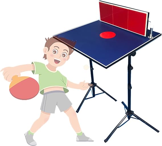 Table Tennis Rebound Board Play Pong Rebounder, Folding Self Training Baffle for Club Sports Exercise, Ping Pong Return Board