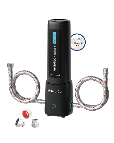 Waterdrop UL12A Under Sink Water Filter, Upgraded for 10UA, Time Reminder