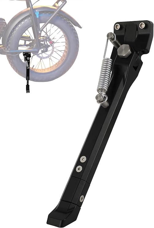 7075 Aluminum CNC Adjustable Kickstand for Ebike 24-29 Inch