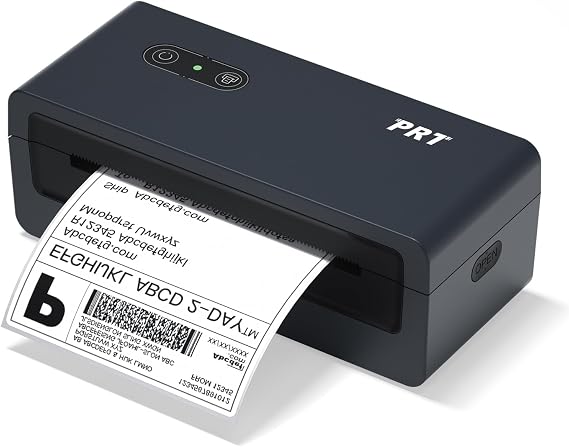 PRT Bluetooth Label Printer, DHL Thermal Label Printer 4x6, Bluetooth Labeling Device for Shopify, Amazon, USPS