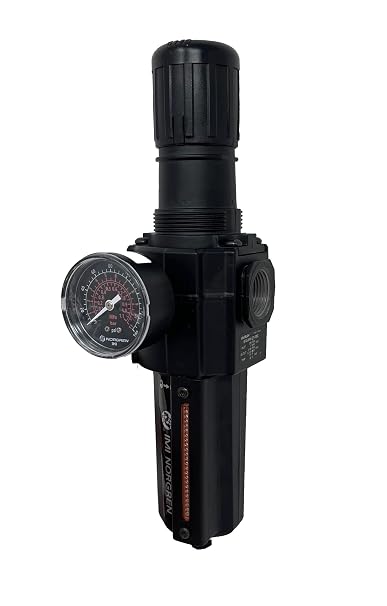 B74G-6AK-AD3-RMG : Norgren Excelon B74G Series, Filter/Regulator, Relieving, 3/4 PTF, Knob Adjust, Auto Drain, Metal Bown with