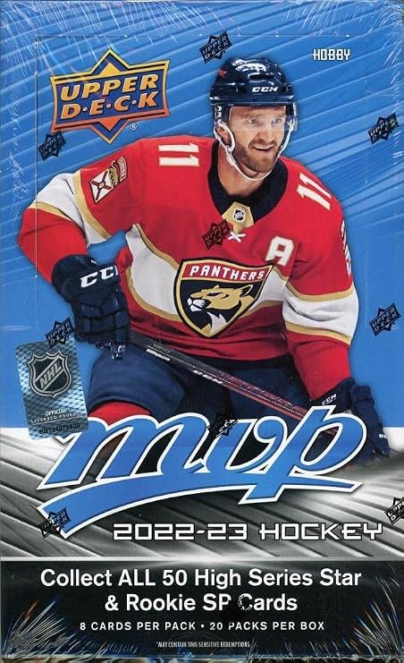 NHL Upper Deck 2022-23 MVP Hockey Trading Card HOBBY Box [20 Packs]