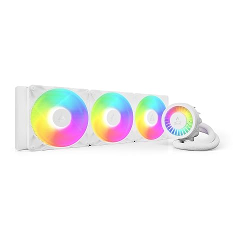 Arctic Liquid Freezer III Pro 420 A-RGB Intel/AMD Uyumlu, 420mm Radyatörlü, 3x14cm P14 PRO A-RGB PWM Fanlı, Sıvı İşlemci Soğutucu Beyaz(ACFRE00189A)