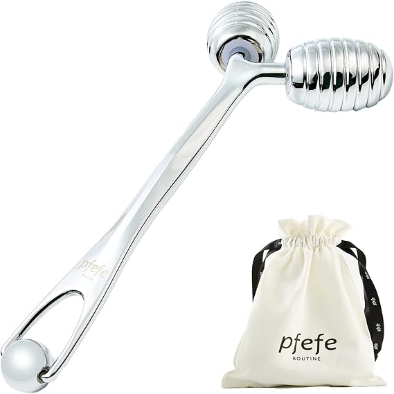 pfefe Facial Cold Roller for Face & Eyes, Cooling Ice Roller Massager Tool
