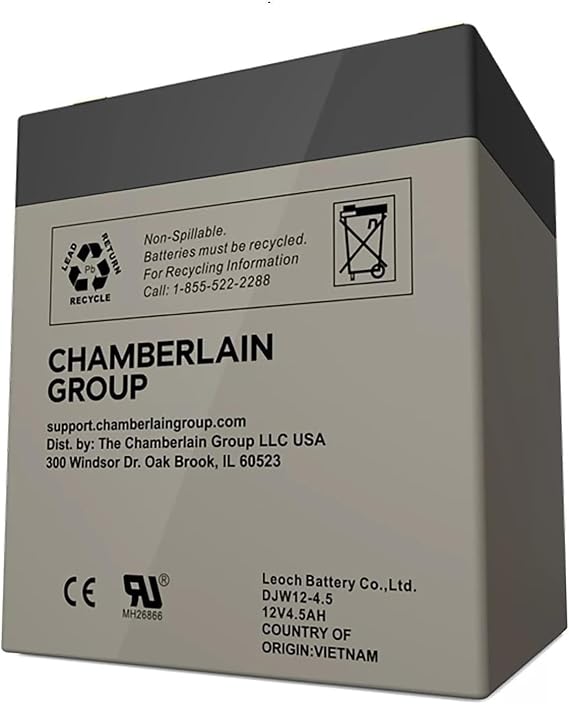 Liftmaster 485LM 4228 Replacement Battery Back-Up for 8500, 8500W, 8550W, WLED, 8360, 8360W