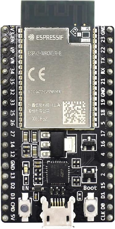Espressif ESP32-DevKitC-VE Development Board with USB, Bluetooth, 8MB Flash, 8MB PSRAM, Includes USB Cable, User Manual