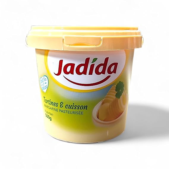 Jadida Tartines & Cuisson Pasteurized Margarine, Spread & Cooking, 500g
