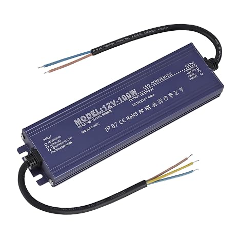 12V 100W LED Driver IP67 Waterproof 12V 8.3A Power Supply Transformer