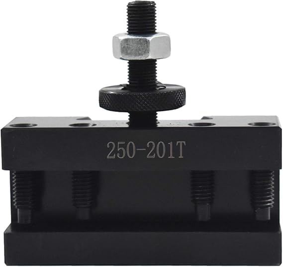 BXA 250-201T CNC Lathe Piston Tool Holder, Quick Change Tool Post Set Mini Lathe, Metal Lathe Tool Post for Turning Tools