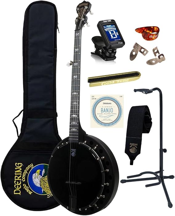 Deering Goodtime BLACKGRASS 5-String Bluegrass Banjo