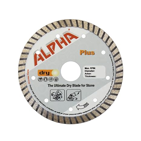4-1/2" Alpha Plus Dry Cutting Diamond Blade