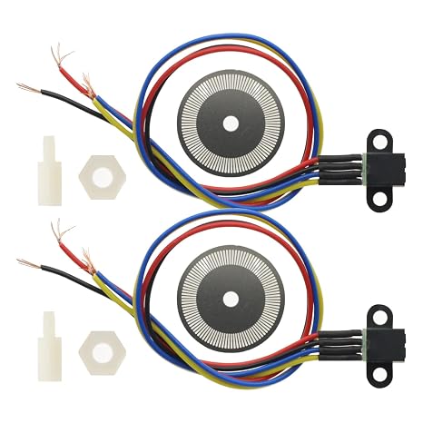 2PCS Photoelectric Speed Sensor Encoder Coded Disc Code Wheel,Optical Encoder for Smart Car 5V Encoder Wheel