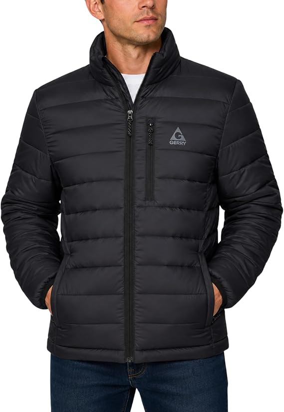 Gerry Puffer Jacket Men - Lightweight Warmth, Quilted Packable Winter Coat