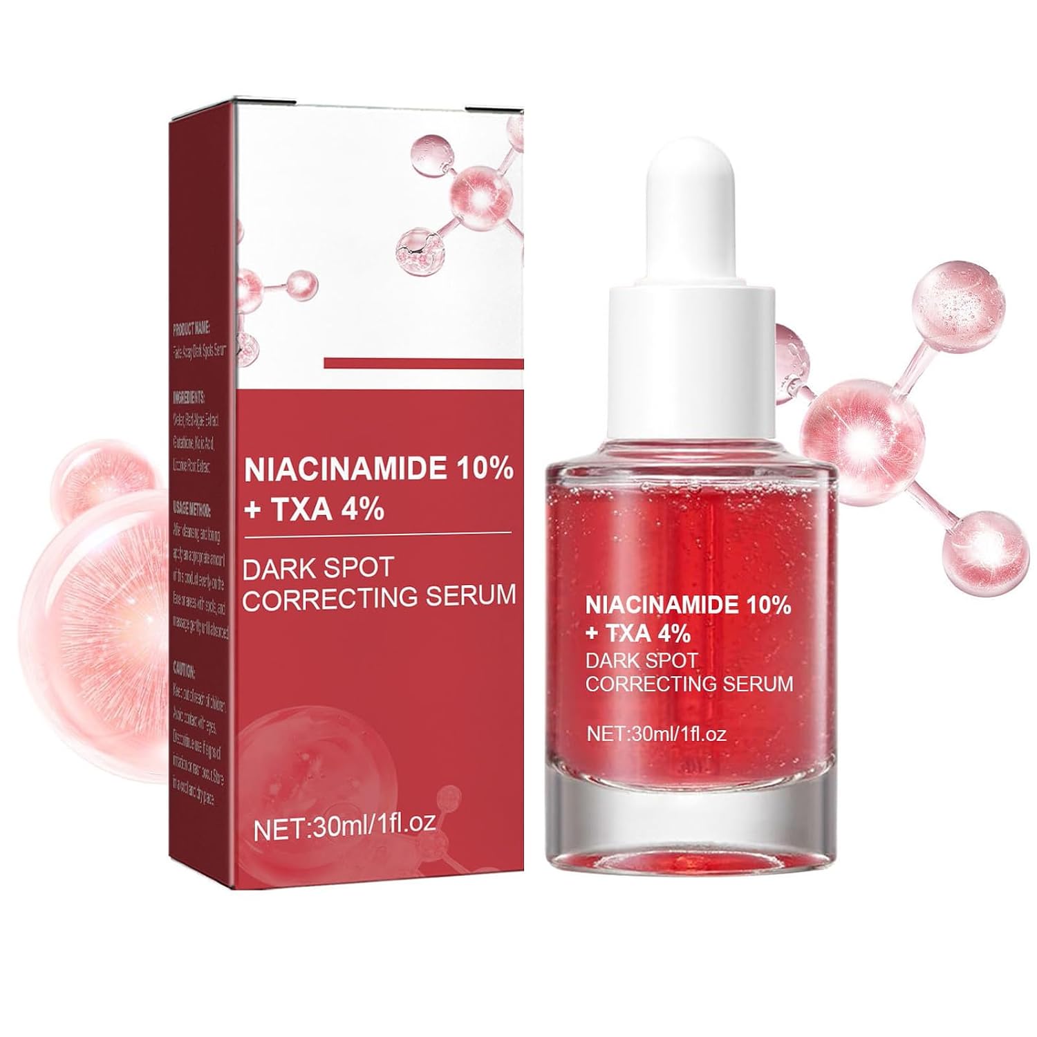 Dark Spot Correcting Serum, Anua 10% Niacinamide 4% Tranexamic Acid Serum,for Acne Marks, Acne Scars, Hyperpigmentation and Even Skin Tone,Korean Glass Skin,Ceramide