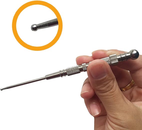 Spring-Loaded Ear & Body Point Probe Stimulator with Chart & Pouch