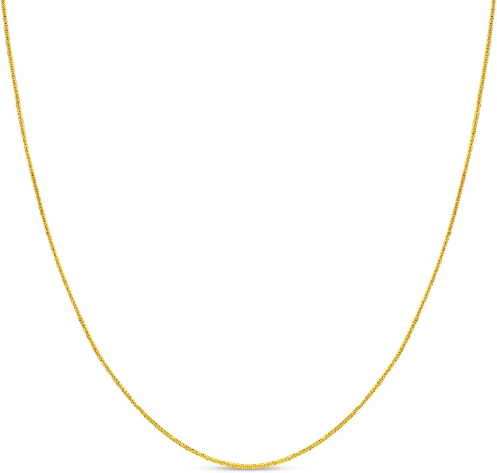 CHOW TAI FOOK 18K/750 Deep Yellow Adjustable Gold Chopin Chain Necklace