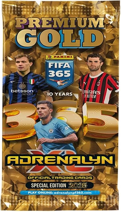 Hediyecik Special Limited Edition Panini Fifa 365 2025 Adrenalyn Xl Premium Gold Futbolcu Kartları 1 Paket